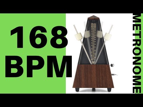 168 BPM Metronome - Click Track 168 Beats Per Minute