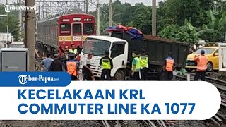 Kecelakaan KRL Commuter Line KA 1077 di Lintas Stasiun Citayam Akibatkan Perjalanan Kereta Tersendat