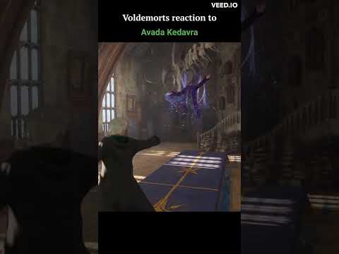 Voldemort's reaction to Avada Kedavra at Hogwarts Legacy