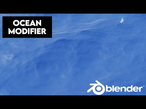 blender tutorial-Create ocean in blender2.83