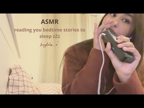 reading you fairytales to sleep zZZ I asmr soft spoken and whispering I hand visuals