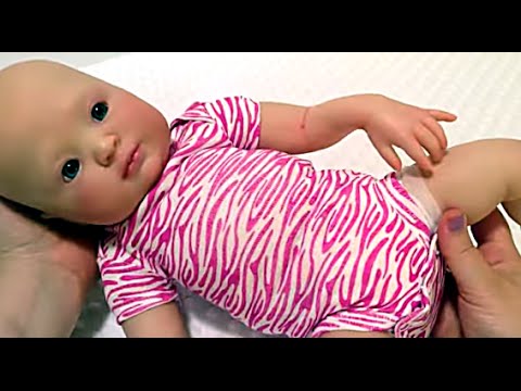 Playborn Baby Doll Annabelle gets a New Chelle Reborn Body Video