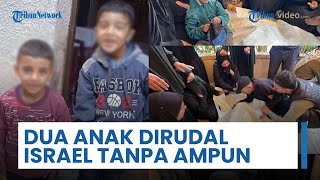 2 Anak Palestina yang Bantu Ayah Disabilitas Cari Kayu Bakar Tewas Diserang Drone Israel Tanpa Ampun