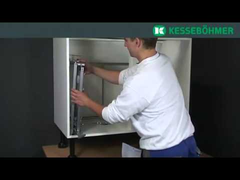 Stainless steel modern kesseboehmer magic corner kitchen uni...