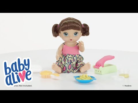 Hasbro Brasil - Vídeo 360° Baby Alive Espaguete Morena - C0964