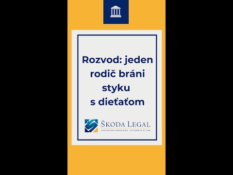 Rodinné právo: Rozvod - čo robiť v prípade, že druhý rodič Vám bráni v stretávaní sa s dieťaťom