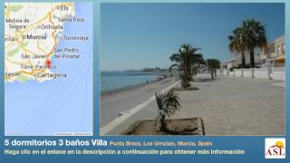 preview picture of video '5 dormitorios 3 baños Villa se Vende en Punta Brava, Los Urrutias, Murcia, Spain'