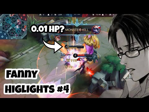 FANNY HIGHLIGHTS #4 | 0.01 HP? | CarlTzy Is doing Straight Cable!!! | MLBB