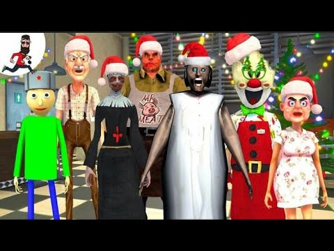 Granny, Ice Scream, Grandpa vs Squid Game 오징어 게임 - funny animation vs ame 게임 -funny animation