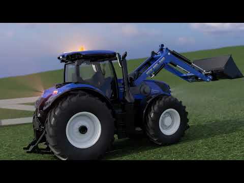 New Holland T7.315 mit Frontlader und App-Steuerung