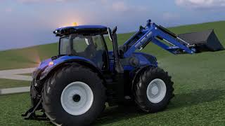 SIKU Control - New Holland T7.315 s předním nakladačem