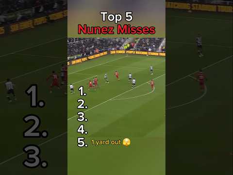 Best Nunez misses 🤣 #football #shorts