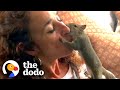 Squirrel Visits His Rescuer Every Day For Years | The Dodo