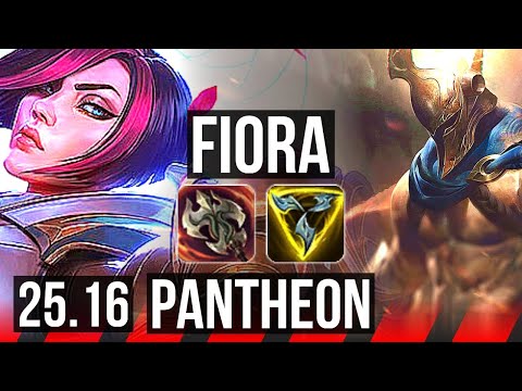 FIORA vs PANTHEON (TOP) | KR Master | 25.16