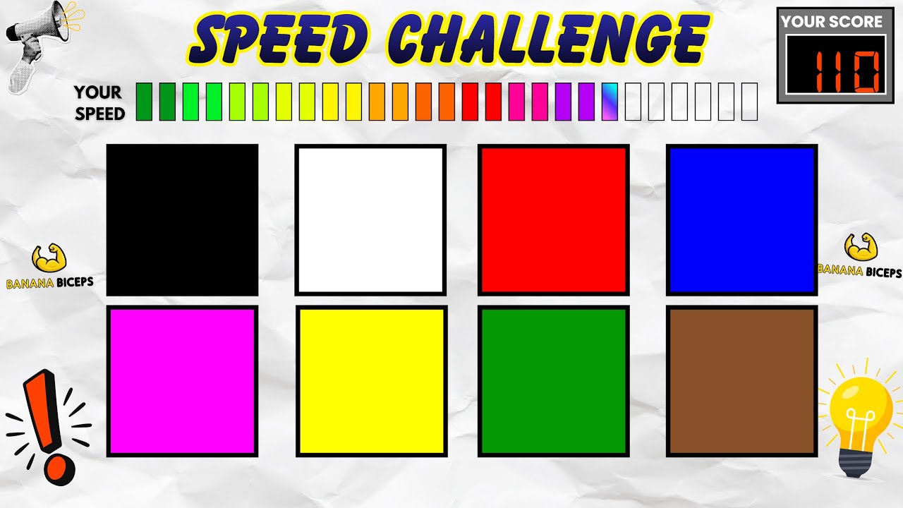 Say The Word On Beat COLORS Challenge 8 | SPEED EDITION | Easy Medium Hard | Fast Rhythm Test