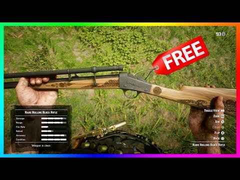 How To Get FREE Weapons In Red Dead Redemption 2 - The Best RARE Guns In Red Dead Redemption 2!