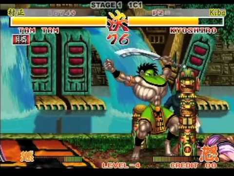 SamuraiShodown213 Tamtam vs Senryo Kyoshiro --北河内武芸帳--侍魂