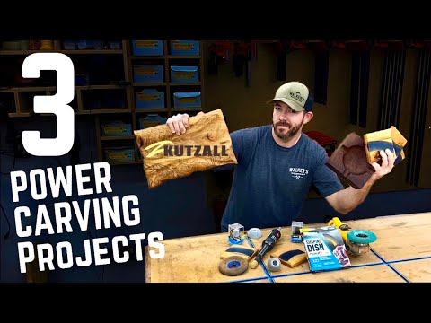 3 Easy Power Carving Projects You Can Sell! | Simple Wood Carving