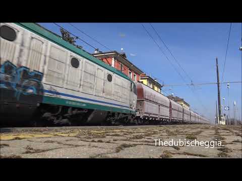 TIGRE E.652 CON MERCI IN TRANSITO A BORGO S. DALMAZZO (CN) MERC. 20 - 2 - 2019