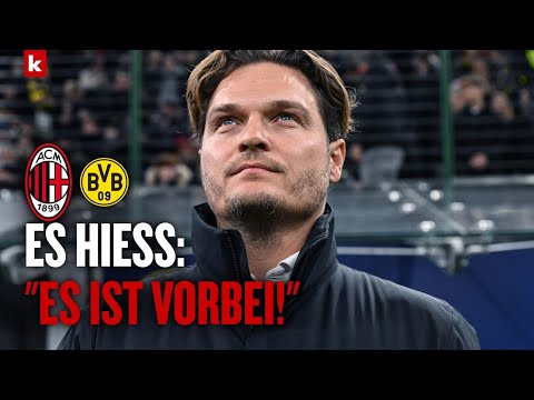 Terzic: Genugtuung nach dem Weiterkommen und ein Versprechen | Milan - Dortmund 1:3