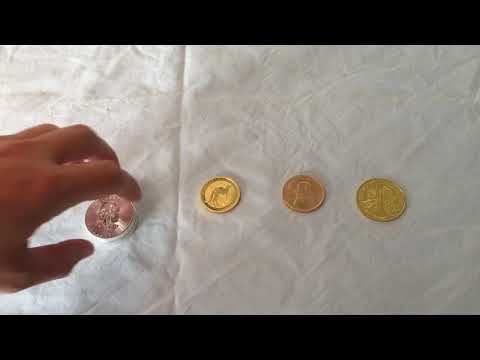 Investering i fysisk guld og sølv.