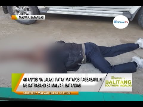 Balitang Southern Tagalog: Suspek, Arestado