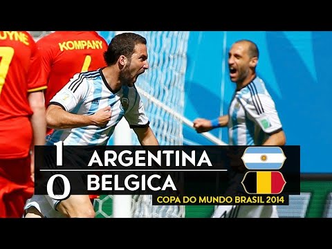 Argentina 1 x 0 Bélgica  - melhores momentos Copa do Mundo Brasil 2014