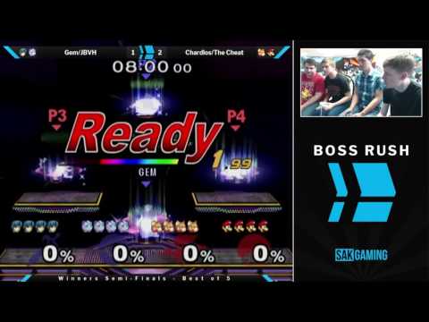 Boss Rush April Doubles Winners Semis - Gem & JBVH (Blue) vs Chardlos/The Cheat (Luigi)