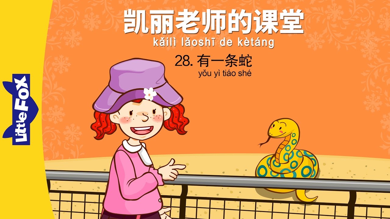 Bài 28 - 有一条蛇 Có một con rắn