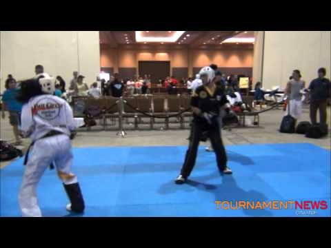 Melanie Ortiz vs Nicole Pelland at Gator Nationals 2012