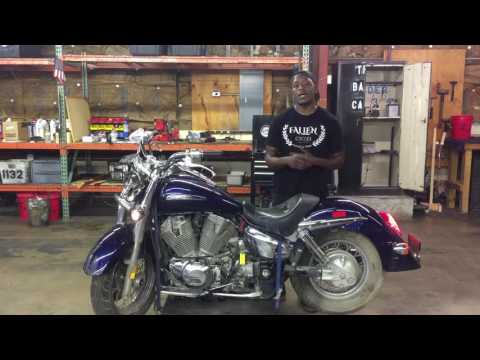 2004 Honda VTX 1300 S (blue) 1624 Fallen Cycles