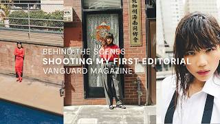 Shooting My First Fashion Editorial for Vanguard Magazine | Behind the Scenes