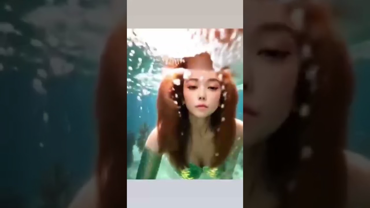 人魚になっちゃった(チップさんからの贈り物) #AIマーメイド #人魚 #若返り