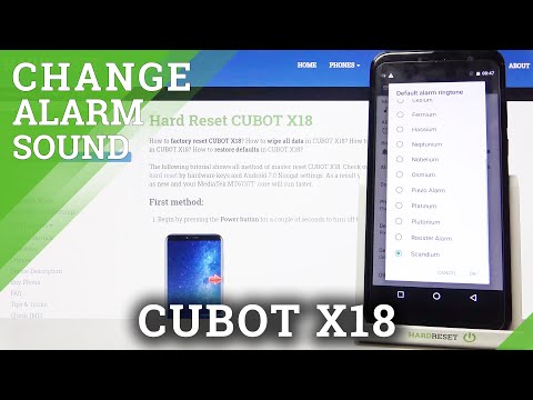 Cubot X18 - Listen All Alarm Tones