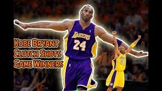 Kobe Bryant Clutch Shots & Game Winners - Career Highlights ᴴᴰ