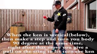 KendAlex Kendama Tutorial #Spacewalk one turn Lunar けん玉学校