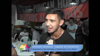 2019 03 18 // MAGAZINE SPORT: EMILIANO SANDOVAL Y MATIAS SONZINI (HOMENAJE A LUIS AMER)
