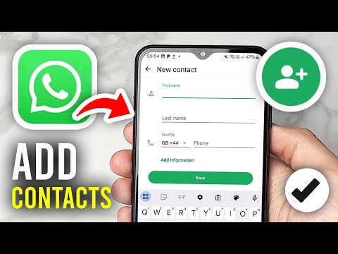 How To Add Contacts In WhatsApp - Full Guide