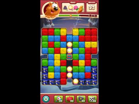 Toon Blast Level 3646 - NO BOOSTERS 🐻🐺🐱 | SKILLGAMING ✔️