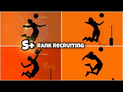 The Best Animation S+ Rank Recruiting In The Spike Volleyball Story