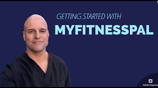 Getting started with my fitness pal