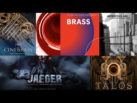 Epic Brass Comparison - Talos, Tom Holkenborg's Brass, CineBrass Pro, Jaeger, Metropolis Ark 1