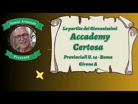 Accademy Certosa vs Calcio Consalvo 1972 - 1 Tempo