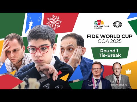 Chess ♟ | FIDE World Cup 2025 | Round 1 | Tie-break | ft. Oro, Hovhannisyan, Yuffa and more
