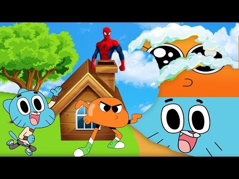 GUMBALL & DARWİN TUSUNAMİ VS EV #1 - Minecraft