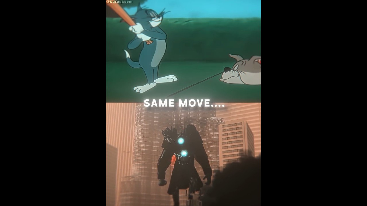 Titan Cameraman is a Tom & Jerry fan? | SKIBIDI TOILET | #shorts #forskibiditoilet #edit