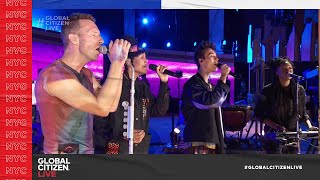 British Rock Band Coldplay Performs &quot;Human Heart&quot; With Special Guests | Global Citizen Live