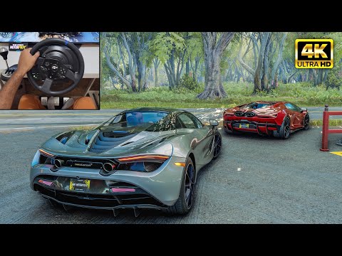 McLaren 720s & Lamborghini Revuelto | The Crew Motorfest | Thrustmaster T300RS Gameplay