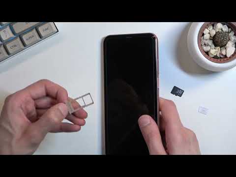 How to Insert SIM and SD Card into NOKIA X20 - Slot For SIM and SD Card