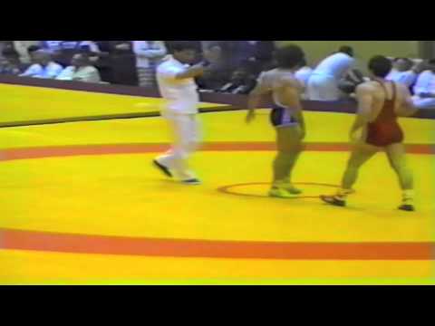 1987 Senior European Championships: 68 kg Arsen Fadzayev (USSR) vs. Gerard Santoro (FRA)
